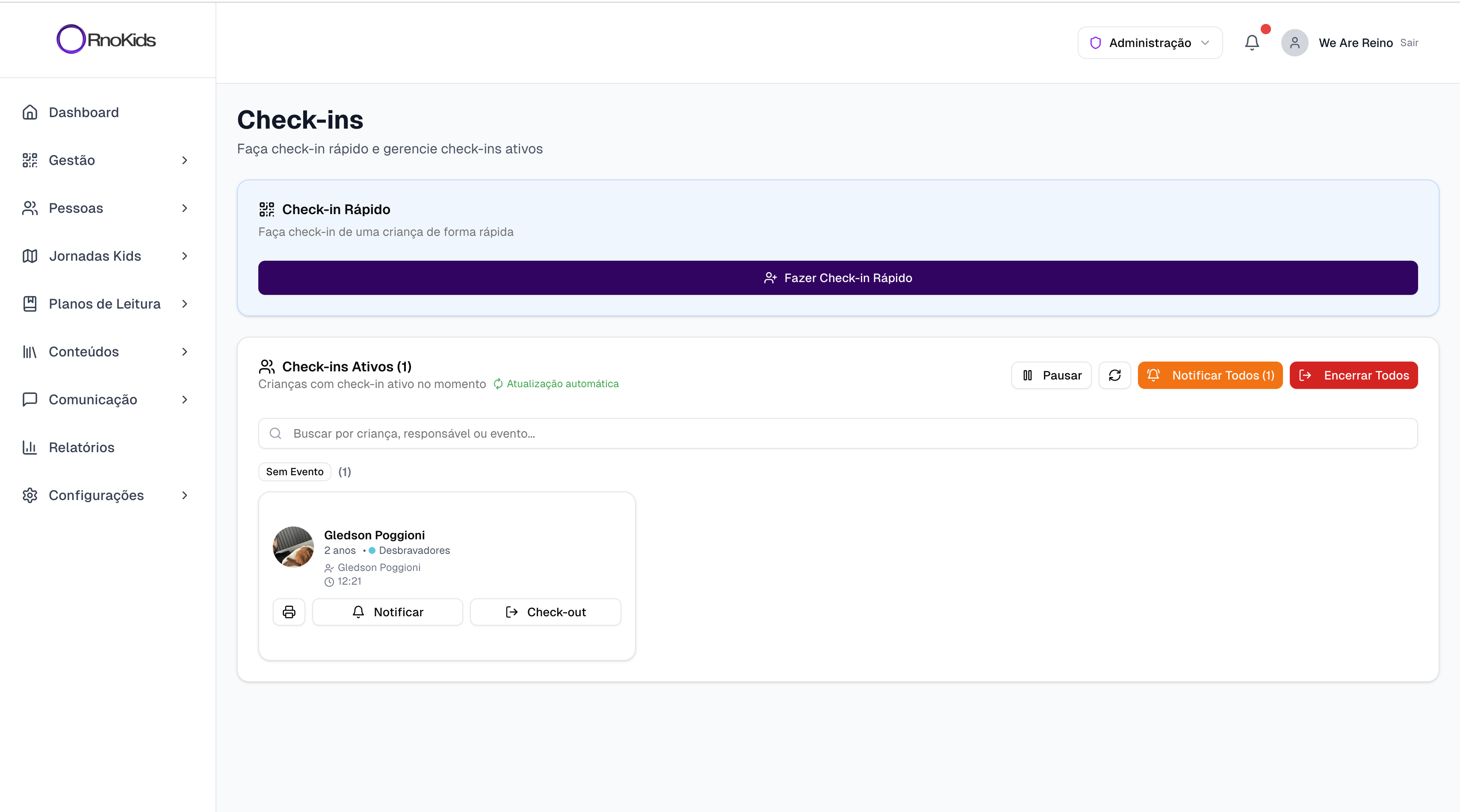 Organização e segurança para o ministério infantil